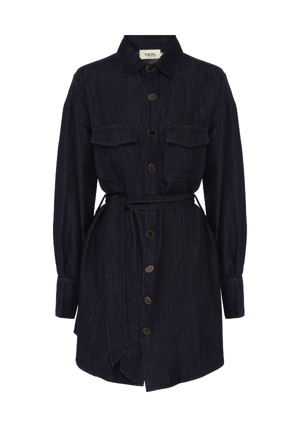 Ana Denim Shirt Mini Dress