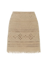 Daniela Textured Mini Skirt