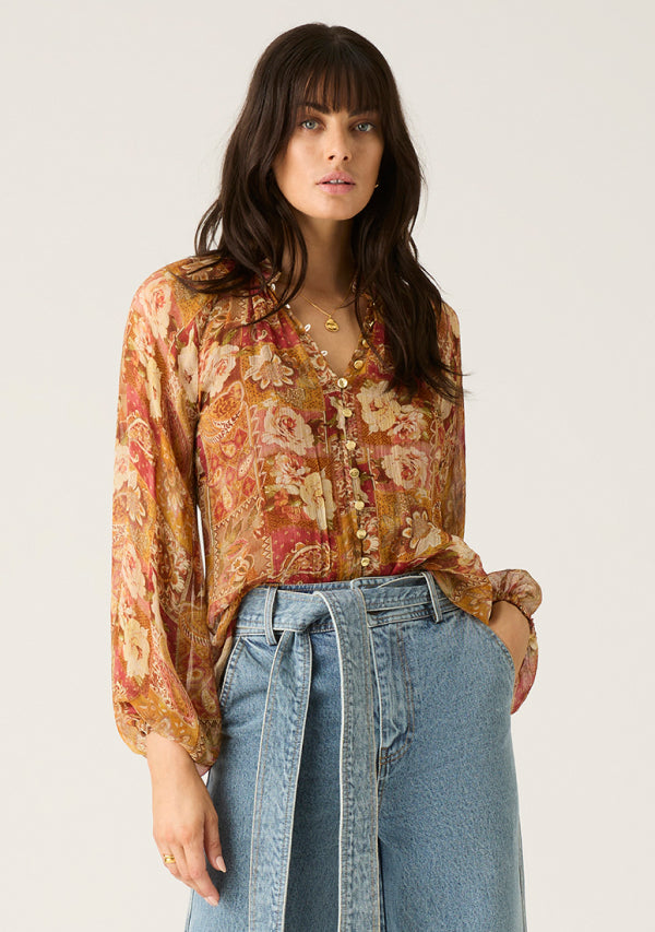 Morgan Print Blouse