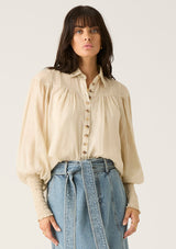 Wrangler Shirred Blouse