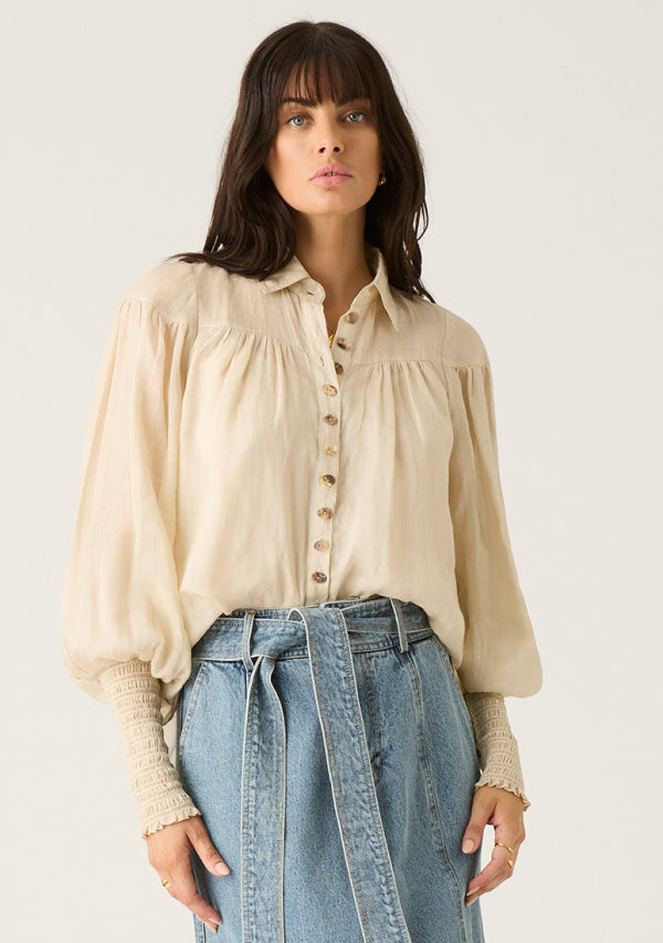 Wrangler Shirred Blouse