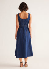 Delphine Denim Midi Dress