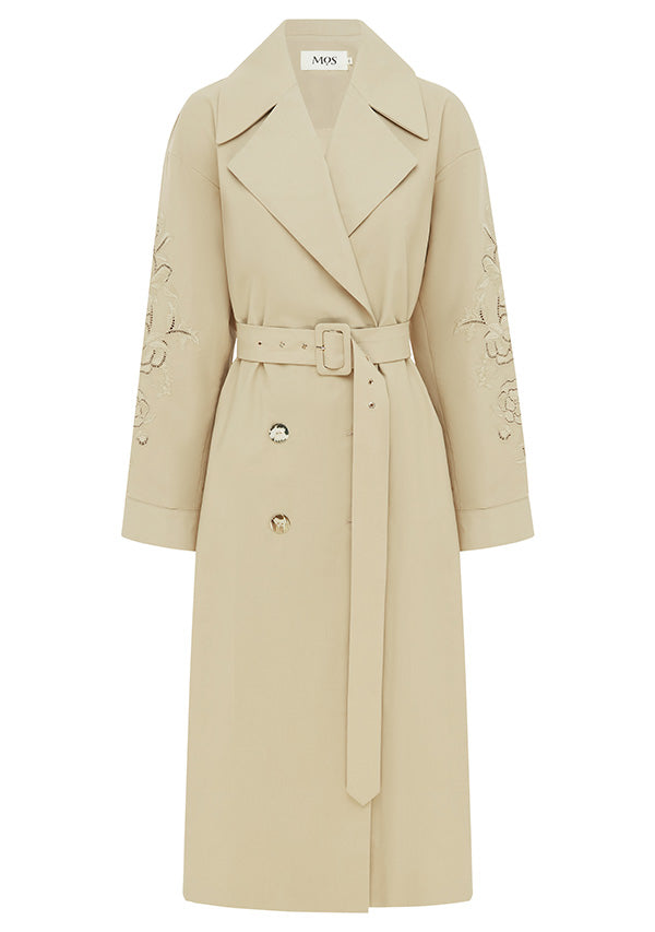 Louise Embroidery Trench