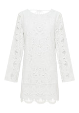 Nora Embroidery Mini Dress