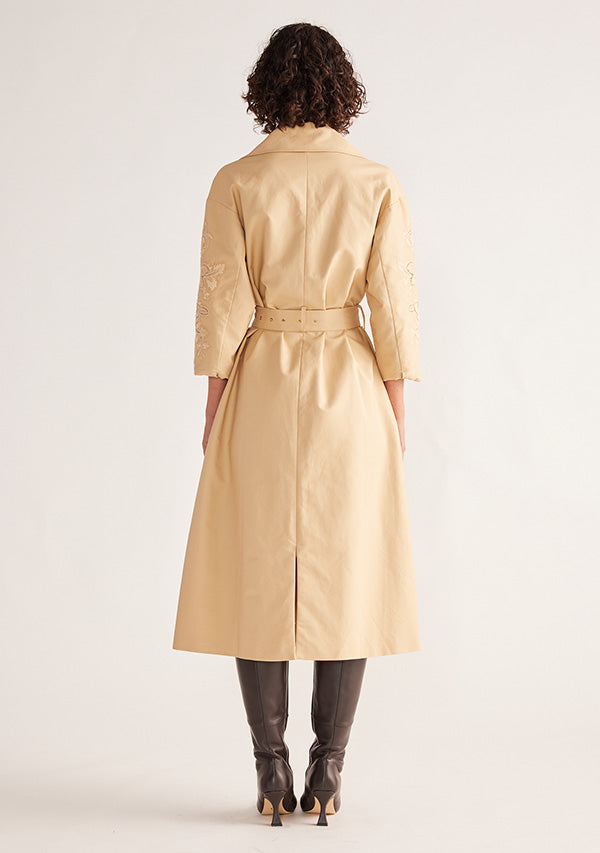 Louise Embroidery Trench