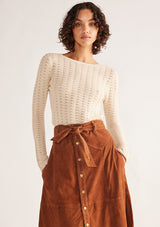 Natalie Suede Skirt