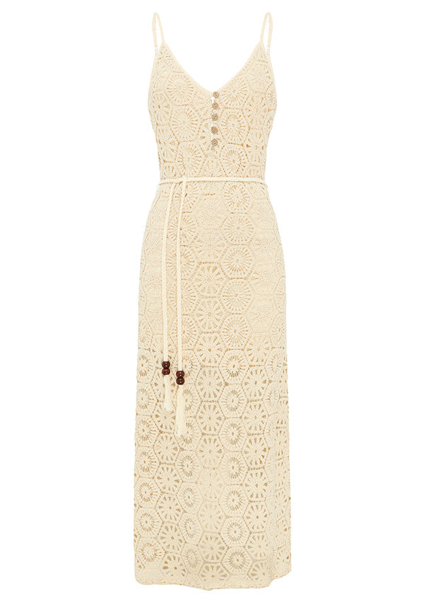 Talia Beach Lace Midi Dress