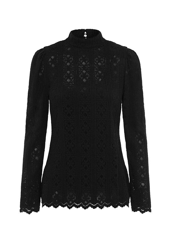 Anna Lace Long Sleeve Top