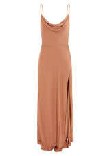 Calista Cowl Neck Midi Dress