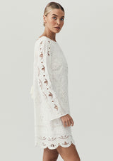 Nora Embroidery Mini Dress