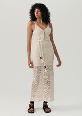 Talia Beach Lace Midi Dress