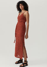 Talia Beach Lace Midi Dress