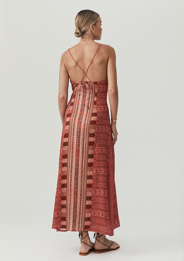 Yasmin Print Maxi Dress