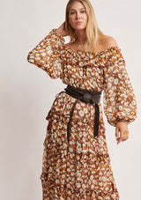 Desert Floral Midi Dress