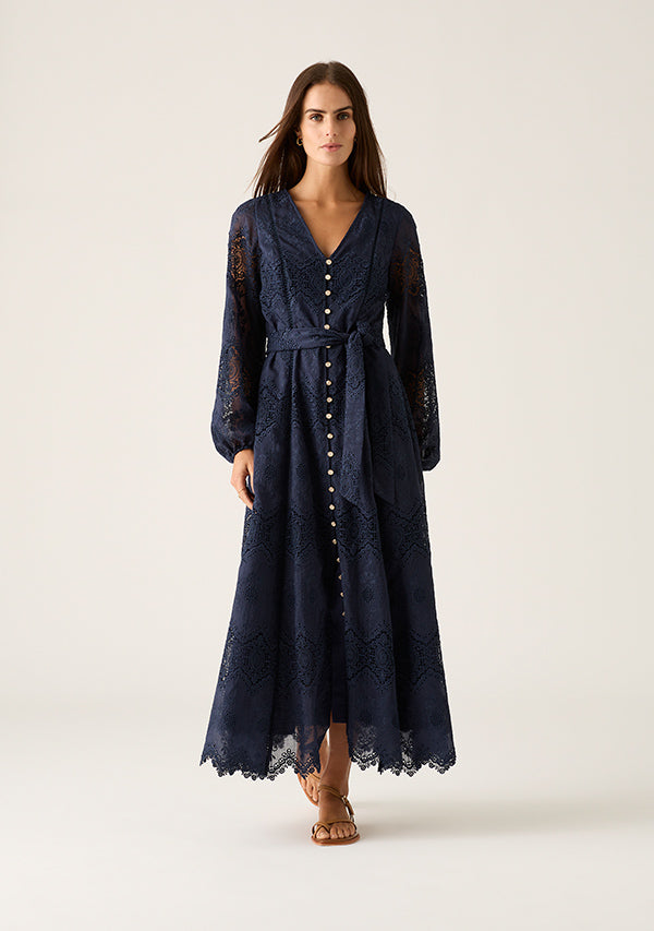 Mariana Embroidery Maxi Dress