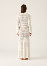 Bruna Pointelle Long Sleeve Dress