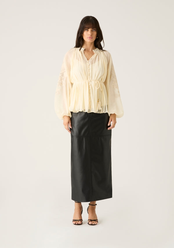 Willow Pleat Blouse