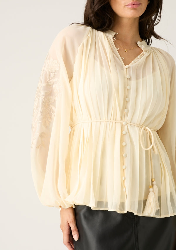 Willow Pleat Blouse