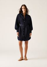 Ana Denim Shirt Mini Dress