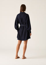 Ana Denim Shirt Mini Dress