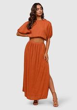 Wanderess Slit Maxi Skirt