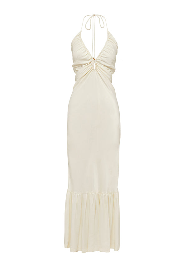 Ethereal Frill Midi Dress