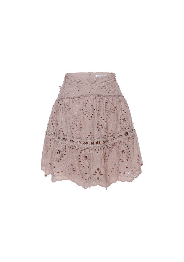 Nouveau Embroidery Mini Skirt