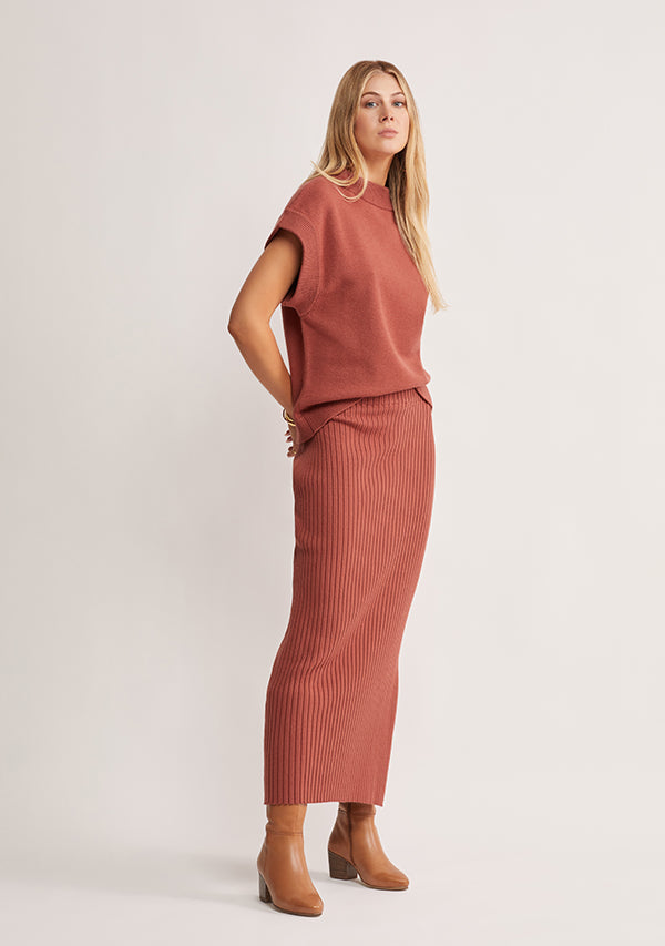 Wistful Knit Midi Skirt